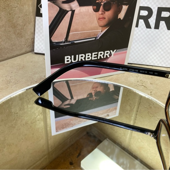 New Burberry Check Multilayer Black Eyeglasses/Sun BE4286. No case - Picture 5 of 9